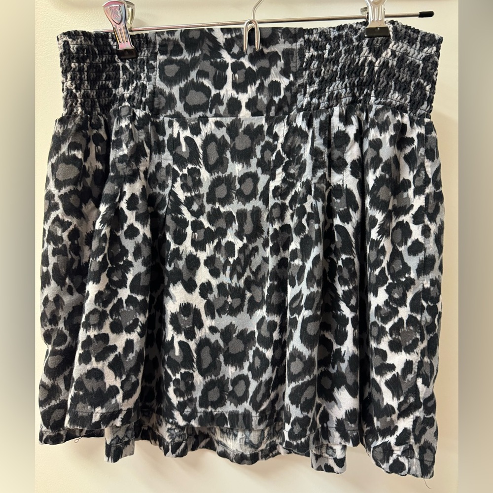 Gap black and grey print skirt